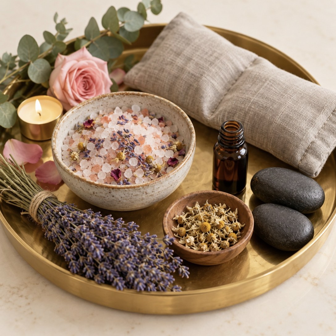 Herbal haven pedicure treatment tray